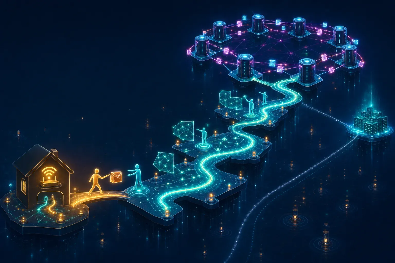 How a Courier Knows Where to Run