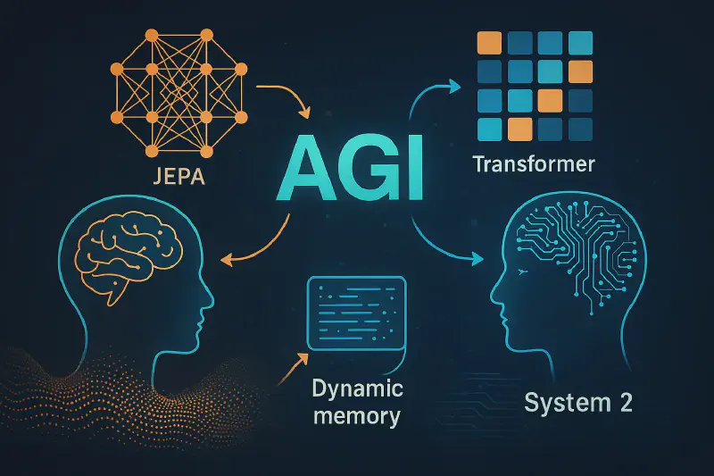 Featured image of post Exploring AGI and the integration of System 1 and System 2: JEPA, Transformers, and Dynamic Memory
